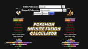 Pokemon Infinite Fusion Calculator img